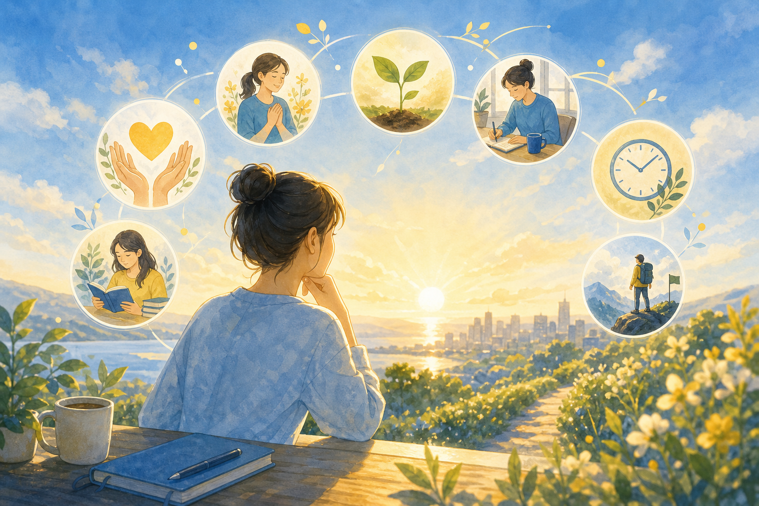 今ある幸せに気づき、人生を変える7つの考え方
