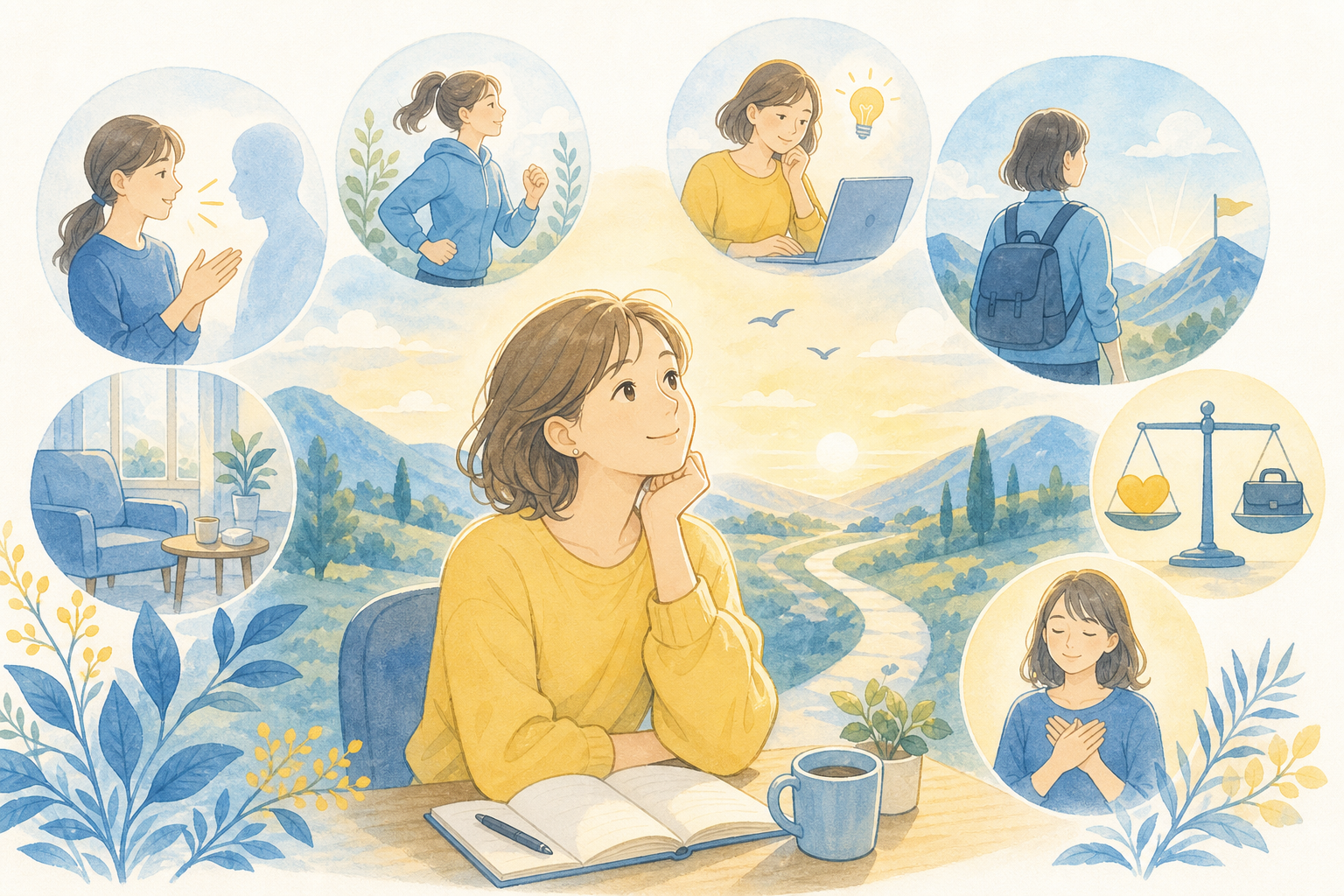 落ち込まない人の特徴8選｜自分を責めすぎないための考え方と習慣